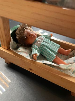 Litera  de juguete de madera