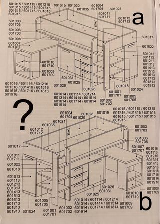 Conjunto infantil Cama Alta + Escritorio + Armario