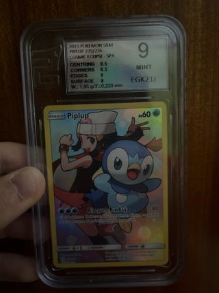 Carta Pokémon Piplup 239/236 Cosmic Eclipse