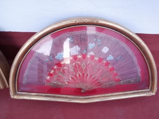 Lote 3 abanicos antiguos.