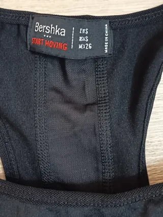 Body Bershka Negro Talla XS