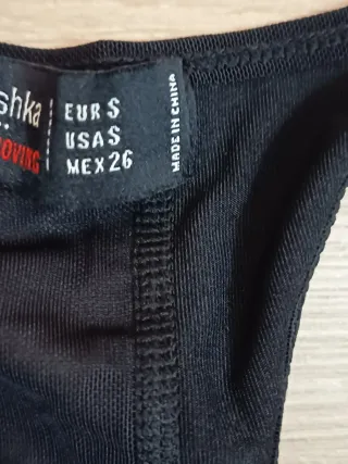 Body Bershka Negro Talla XS