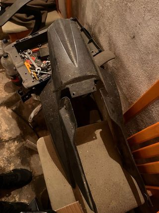 Horquillas Marzocchi, plasticos derbi senda, rueda