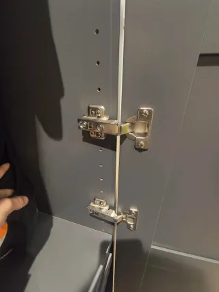 Armario IKEA 2 módulos gris