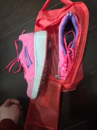 Zapatillas deportivas rosas talla 36 -37