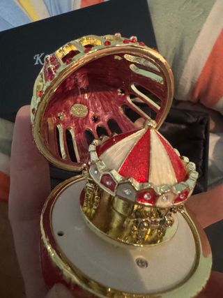 Huevo Musical Faberge Carrusel Keren Kopal