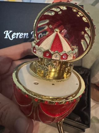 Huevo Musical Faberge Carrusel Keren Kopal
