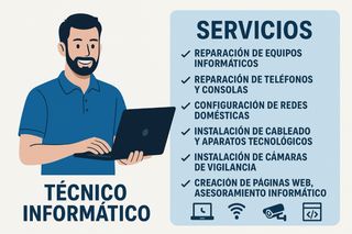 Servicios de informática y cámaras de seguridad