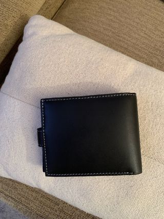 Cartera de piel para hombre