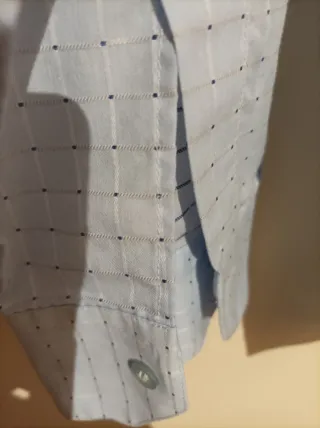 Camisa de vestir Oscar Style azul talla XL