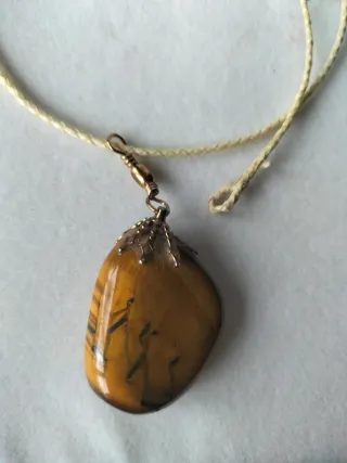 Colgante Ojo de Tigre Pulido