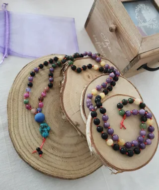 Collana etnica multicolor