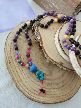 Collana etnica multicolor