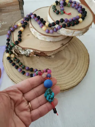 Collana etnica multicolor