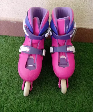 Lote Patines y Protecciones Niña Rosa