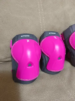 Lote Patines y Protecciones Niña Rosa