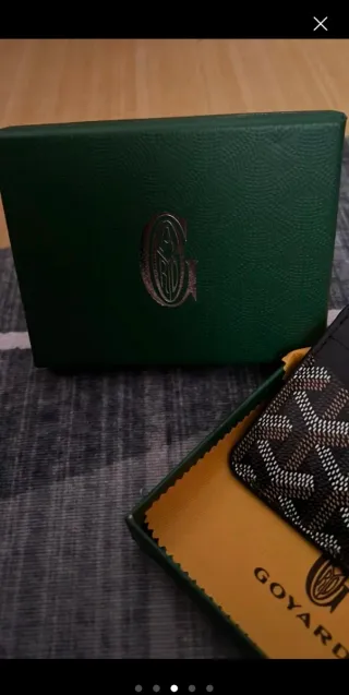 Tarjetero Goyard Negro