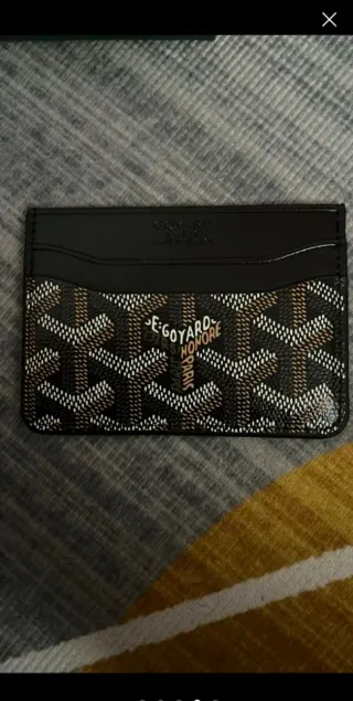 Tarjetero Goyard Negro