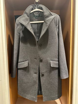 Abrigo Ralph Lauren Gris Tres Cuartos