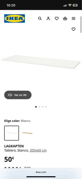 Escritorio IKEA 200cm
