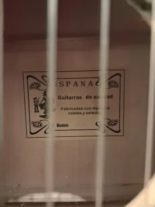 Guitarra Clásica Madera Natural