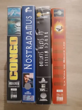 Lote 4 Películas VHS