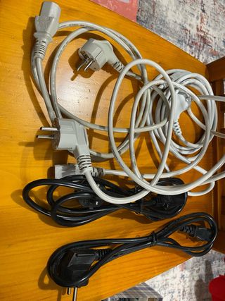 5 Cables de Corriente PC