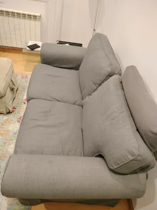 Sofá 2 plazas Ikea gris