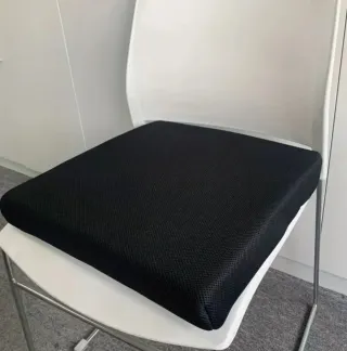 Cojín Negro para Silla de Oficina/Ruedas