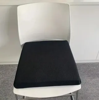 Cojín Negro para Silla de Oficina/Ruedas