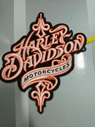 Parche Harley Davidson Naranja