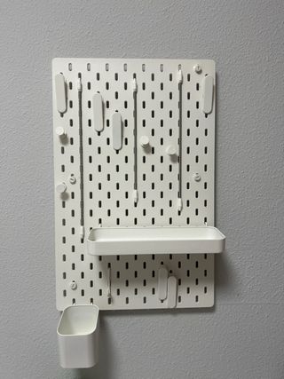 Estantería organizadora blanca