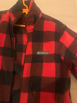 Forro polar Columbia a cuadros