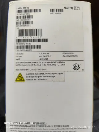 Asus Zenfone Max Pro M1 - Vidro Partido