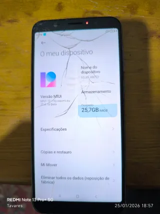 Asus Zenfone Max Pro M1 - Vidro Partido