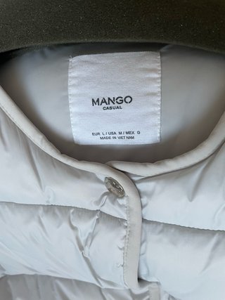 Chaqueta plumas ligero mujer Mango