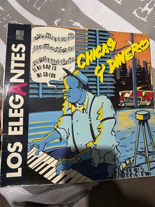 Vinilo Los Elegantes Chicas y Dinero