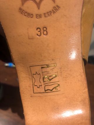 Zapatos slingback mujer amarillos