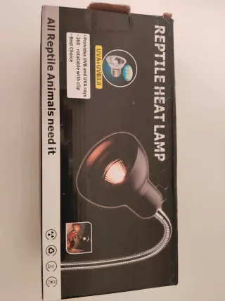 Lámpara Calefactora Reptiles UVA+UVB 3.0