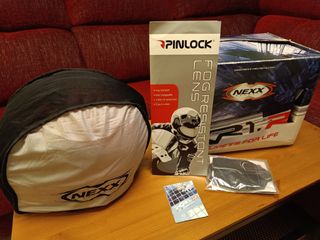 Casco Moto Nexx XR1 Tri-Composite Naranja