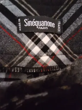 Pantalones de cuadros Sinequanone invierno