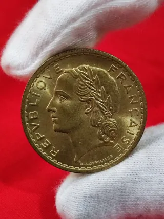 Francia Lavriller 5 Francs 1945 C - SC