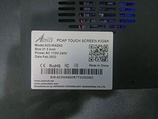 Monitor Táctil Android 21.5 Negro