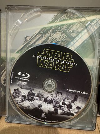 Blu-ray Star Wars Despertar de la Fuerza Steelbook