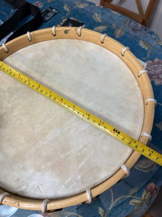 Tambor judío de madera