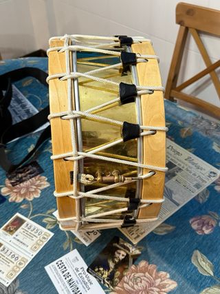 Tambor judío de madera