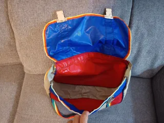 Cartera vintage multicolor