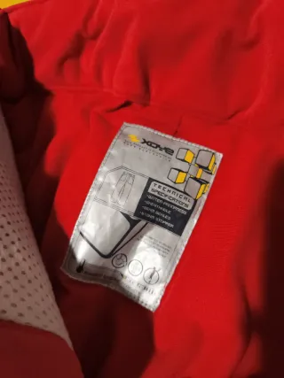 Pantalón de esquí-snow para hombre rojo