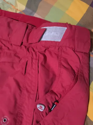 Pantalón de esquí-snow para hombre rojo