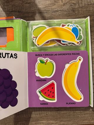 libro-puzle. Vehículos + Colores + Palabras